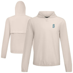 Seattle Mariners Levelwear Action Insignia 2.0 Pullover Hoodie - Khaki - MLB Lifestyle