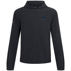 Miami Marlins Levelwear Action Insignia 2.0 Pullover Hoodie - Black - MLB Lifestyle