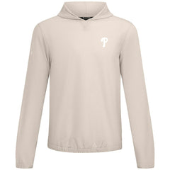 Philadelphia Phillies Levelwear Action Insignia 2.0 Pullover Hoodie - Khaki - MLB Sale