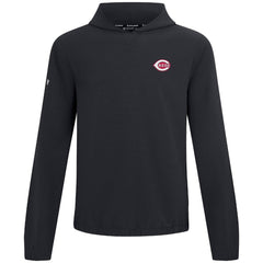 Cincinnati Reds Levelwear Action Insignia 2.0 Pullover Hoodie - Black - MLB Lifestyle