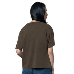 Cleveland Browns Starter Women's Oversized Hall of Fame T-Shirt Heather Brown