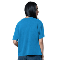 Los Angeles Chargers Starter Women's Oversized Hall of Fame T-Shirt Heather Powder Blue