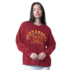 Washington Commanders G-III 4Her by Carl Banks Women's Oversized Feud Sweatshirt Burgundy