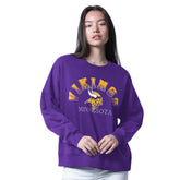 Minnesota Vikings G-III 4Her by Carl Banks Women's Oversized Feud Sweatshirt Purple