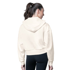 Houston Texans MSX by Michael Strahan Women's Eleanor Full-Zip Hoodie Cream