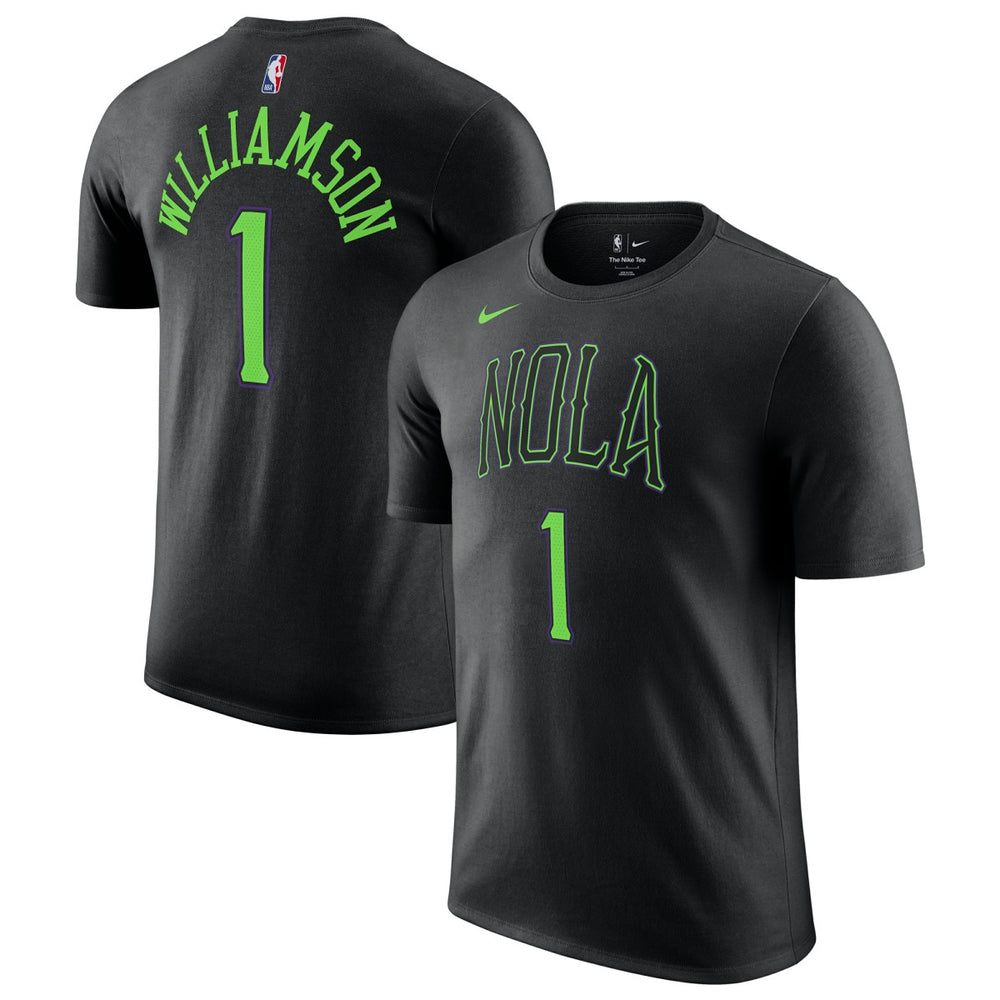 Zion Williamson New Orleans Pelicans Unisex 2025/26 City Edition Name & Number T-Shirt Black | Nike discount