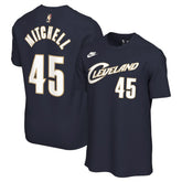 Donovan Mitchell Cleveland Cavaliers Unisex Name & Number T-Shirt for sale Classic Editi- Navy | Nike US