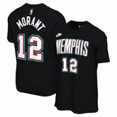 Ja Morant Memphis Grizzlies Unisex Name & Number T-Shirt Classic Edition Black | Nike Near Me