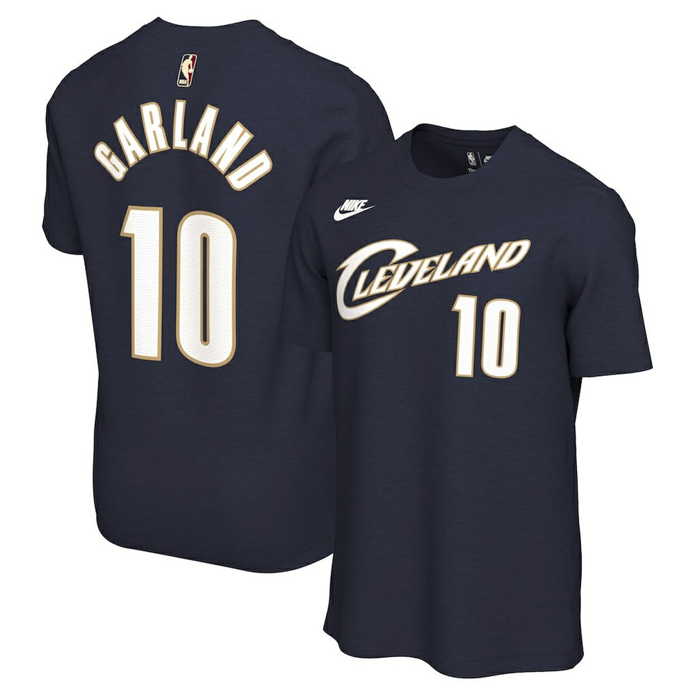 Darius Garland Cleveland Cavaliers Unisex Name & Number T-Shirt for sale Classic Editi- Navy | Nike Lifestyle