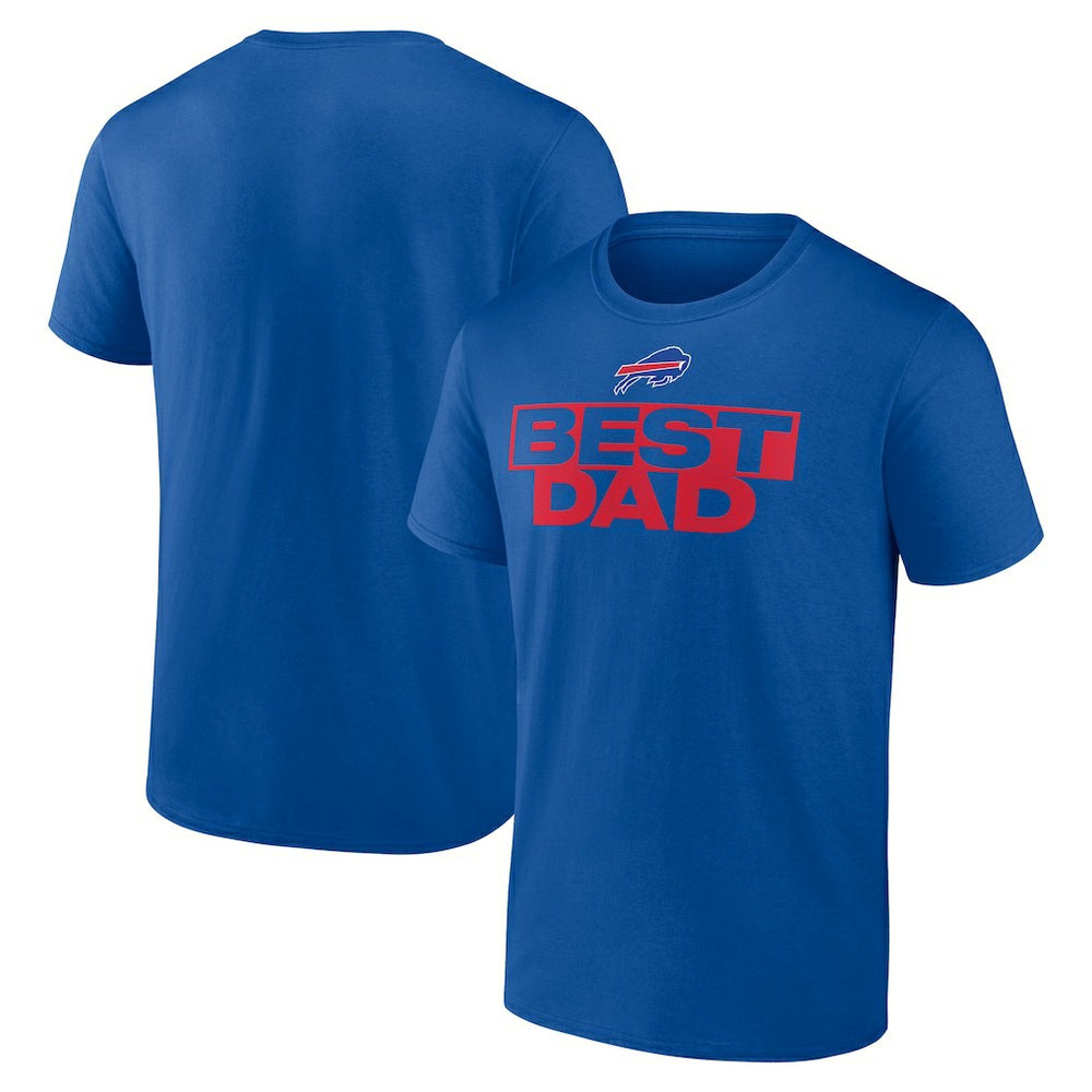 Buffalo Bills Best Dad Father's Day T-Shirt Royal