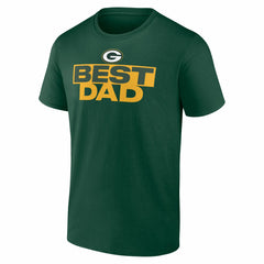 Green Bay Packers Best Dad Father's Day T-Shirt Green