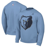 Memphis Grizzlies Jordan Brand Statement Edition Sweatshirt Light Blue