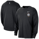 Brooklyn Nets 2025/26 City Edition Remix Essential Logo Long Sleeve T-Shirt Black | Nike online