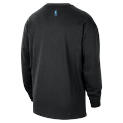 Miami Heat 2025/26 City Edition Remix Essential Logo Long Sleeve T-Shirt Black | Nike US