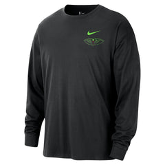 New Orleans Pelicans 2025/26 City Edition Remix Essential Logo Long Sleeve T-Shirt Black | Nike for sale