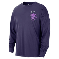 Sacramento Kings 2025/26 City Edition Remix Essential Logo Long Sleeve T-Shirt Purple | Nike discount