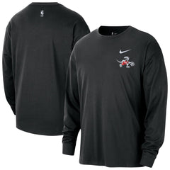 Toronto Raptors 2025/26 City Edition Remix Essential Logo Long Sleeve T-Shirt Black | Nike US