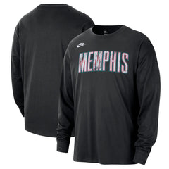 Memphis Grizzlies Unisex Classic Edition Hardwood Classics Essential Logo Long Sleeve T-Shirt Black | Nike online