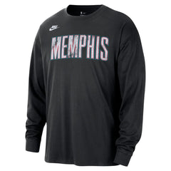 Memphis Grizzlies Unisex Classic Edition Hardwood Classics Essential Logo Long Sleeve T-Shirt Black | Nike online