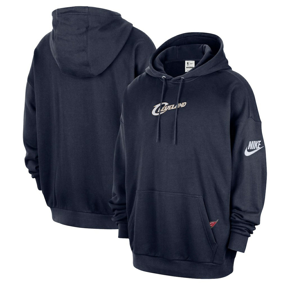 Cleveland Cavaliers Classic Edition Hardwood Classics Premium Club Heavyweight Fleece Hoodie for sale Navy | Nike discount