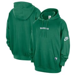 Dallas Mavericks Classic Edition Hardwood Classics Premium Club Heavyweight Fleece Hoodie for sale Green | Nike