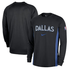 Dallas Mavericks 2025/26 City Edition Authentic Pregame Dri-FIT Long Sleeve Shooting T-Shirt for sale Black | Nike for sale