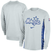 Orlando Magic 2025/26 City Edition Authentic Pregame Dri-FIT Long Sleeve Shooting T-Shirt Silver | Nike US