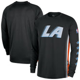 LA Clippers 2025/26 City Edition Authentic Pregame Dri-FIT Long Sleeve Shooting T-Shirt Black | Nike Near Me