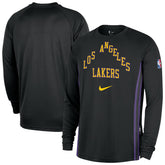 Los Angeles Lakers 2025/26 City Edition Authentic Pregame Dri-FIT Long Sleeve Shooting T-Shirt Black | Nike outlet