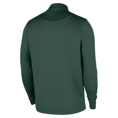Milwaukee Bucks 2025/26 City Edition Remix Authentic Coaches Dri-FIT Half-Zip Top Hunter Green | Nike discount