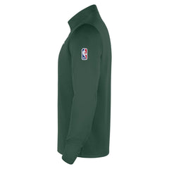 Milwaukee Bucks 2025/26 City Edition Remix Authentic Coaches Dri-FIT Half-Zip Top Hunter Green | Nike discount