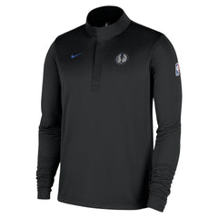 Dallas Mavericks 2025/26 City Edition Remix Authentic Coaches Dri-FIT Half-Zip Top for sale Black | Nike for sale