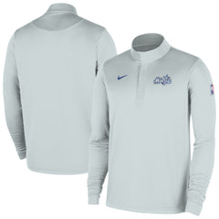 Orlando Magic 2025/26 City Edition Remix Authentic Coaches Dri-FIT Half-Zip Top Silver | Nike