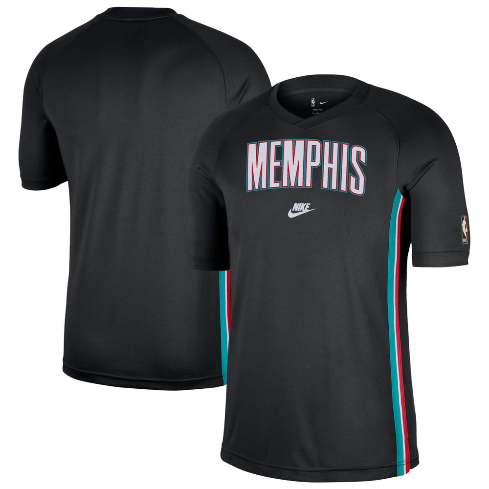 Memphis Grizzlies Classic Edition Hardwood Classics Authentic Game Shooting Dri-FIT Raglan T-Shirt Black | Nike for sale