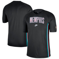 Memphis Grizzlies Classic Edition Hardwood Classics Authentic Game Shooting Dri-FIT Raglan T-Shirt Black | Nike for sale