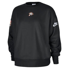 Philadelphia 76ers Women's Classic Edition Hardwood Classics Premium Phoenix Fleece Sweatshirt Black | Nike