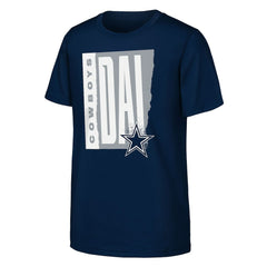 Dallas Cowboys Outerstuff Youth Tear It Up T-Shirt Navy