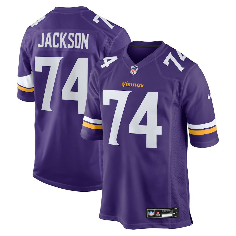 Nike Donovan Jackson Minnesota Vikings 2025 NFL Draft First Round Pick Game Jersey Purple
