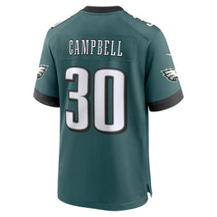 Nike Jihaad Campbell Philadelphia Eagles 2025 NFL Draft First Round Pick Game Jersey Green