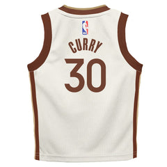 Stephen Curry Golden State Warriors Preschool 2025/26 City Edition Swingman Jersey for sale Tan | Nike US