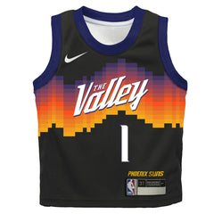Devin Booker Phoenix Suns Preschool 2025/26 City Edition Swingman Jersey Black | Nike online