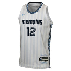 Ja Morant Memphis Grizzlies Youth 2025/26 City Edition Swingman Jersey White | Nike outlet