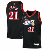 Joel Embiid Philadelphia 76ers Youth Swingman Jersey Classic Edition Black | Nike outlet