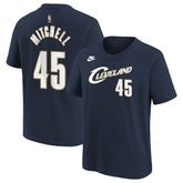 Donovan Mitchell Cleveland Cavaliers Youth Name & Number T-Shirt for sale Classic Editi- Navy | Nike Near Me