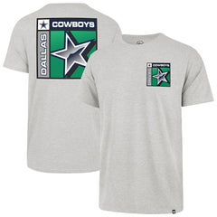47 brand Dallas Cowboys '47 Chrome Plate Franklin T-Shirt Heather Gray
