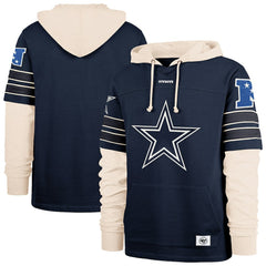 47 brand Dallas Cowboys '47 Split Zone Cornerback Duo Hoodie Navy