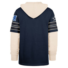 47 brand Dallas Cowboys '47 Split Zone Cornerback Duo Hoodie Navy