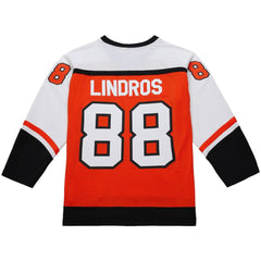 Eric Lindros Philadelphia Flyers Mitchell & Ness Big & Tall 1996-97 Blue Line 2.0 Jersey - Orange - NHL 202945400
