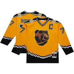 Ray Bourque Boston Bruins Mitchell & Ness Big & Tall 1996-97 Blue Line 2.0 Jersey - Gold - NHL 202945402