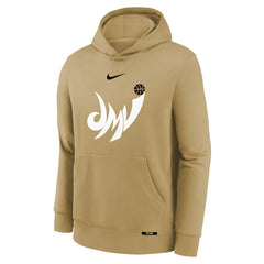 Washington Wizards Youth 2025/26 City Edition Club Logo Fleece Hoodie Tan | Nike discount